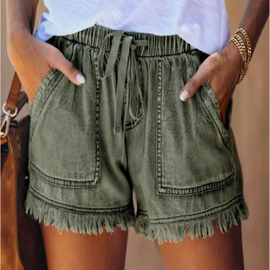IMELDA™ – Legere, weiche Shorts mit Taillenschnürung und lockerem Schnitt