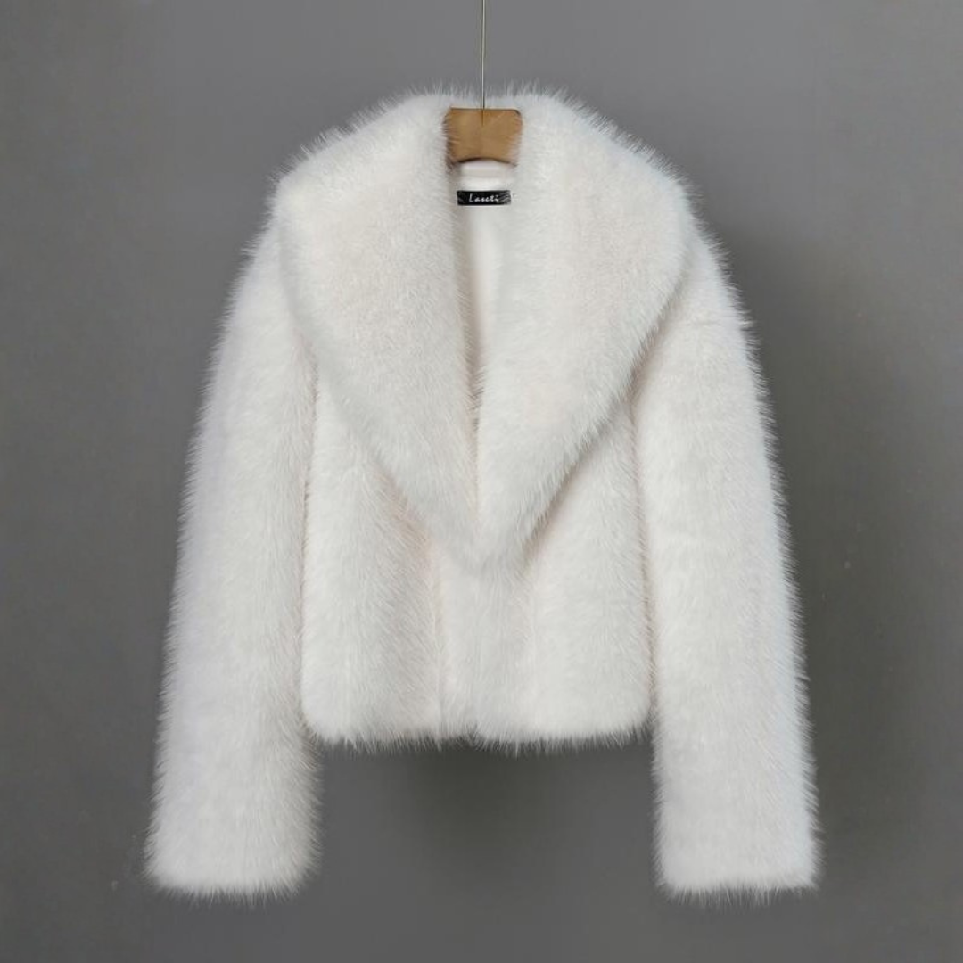 CELESTIA™ - Schicker, lockerer High-End Wintermantel aus Kunstfell