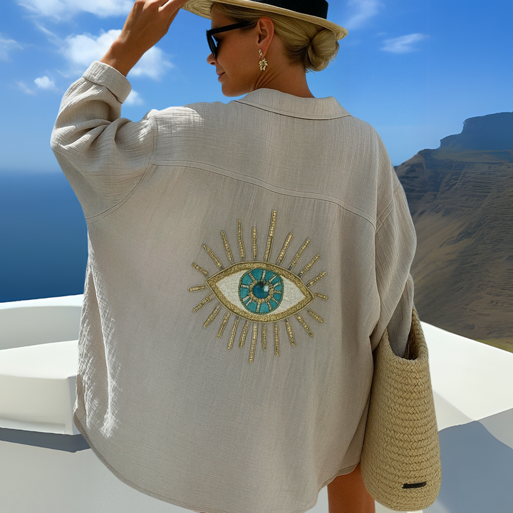 BLESSIE™ - Legere Ibiza-Bluse