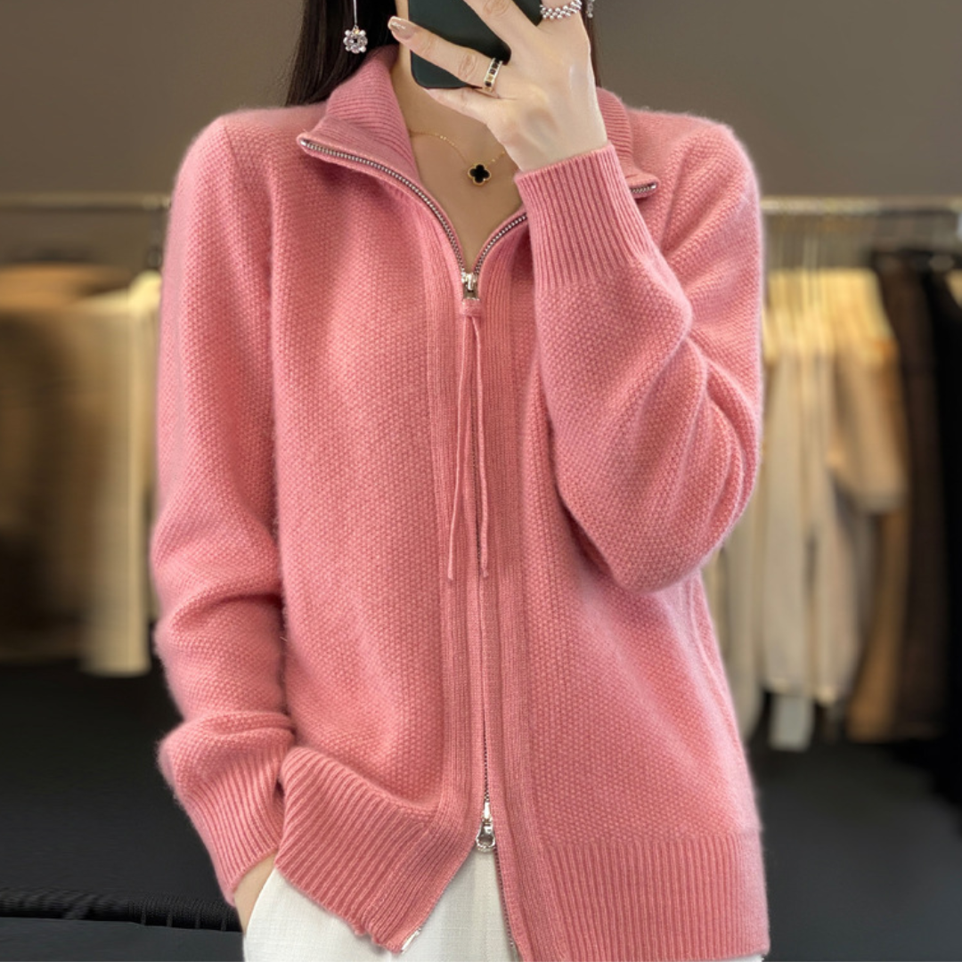 KATRINA™ – Minimalistischer Reißverschluss-Pullover