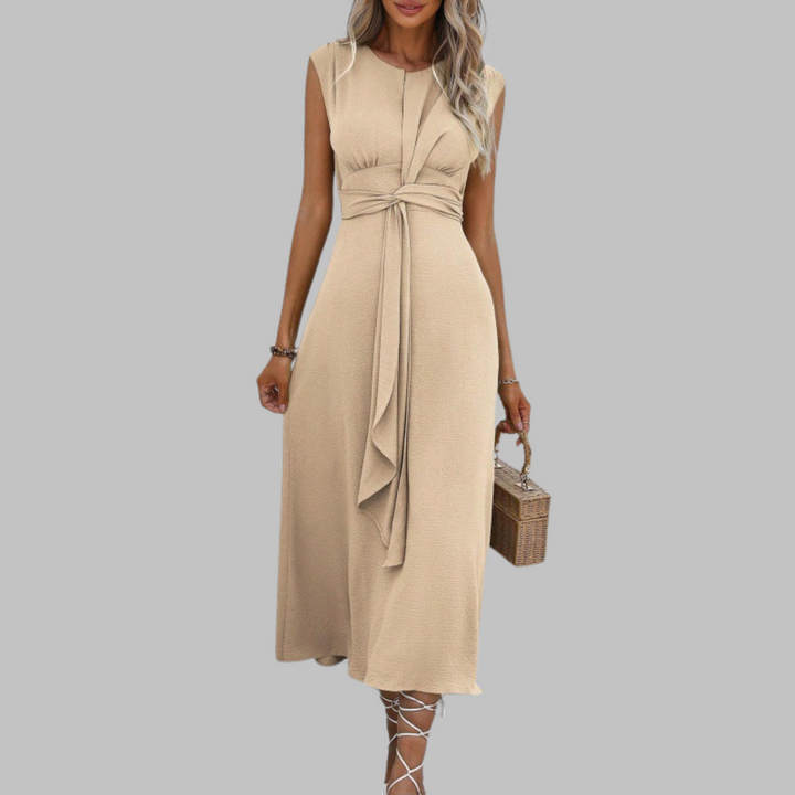 REESE™ - Elegantes ärmelloses Maxikleid mit Rundhalsausschnitt