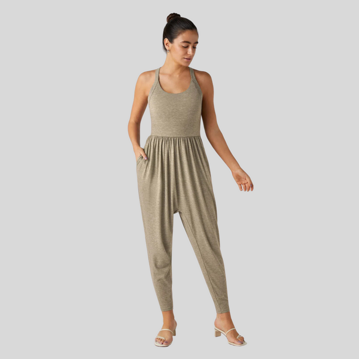 DAYEA™ – Bequemer rückenfreier U-Ausschnitt Lounge Jumpsuit