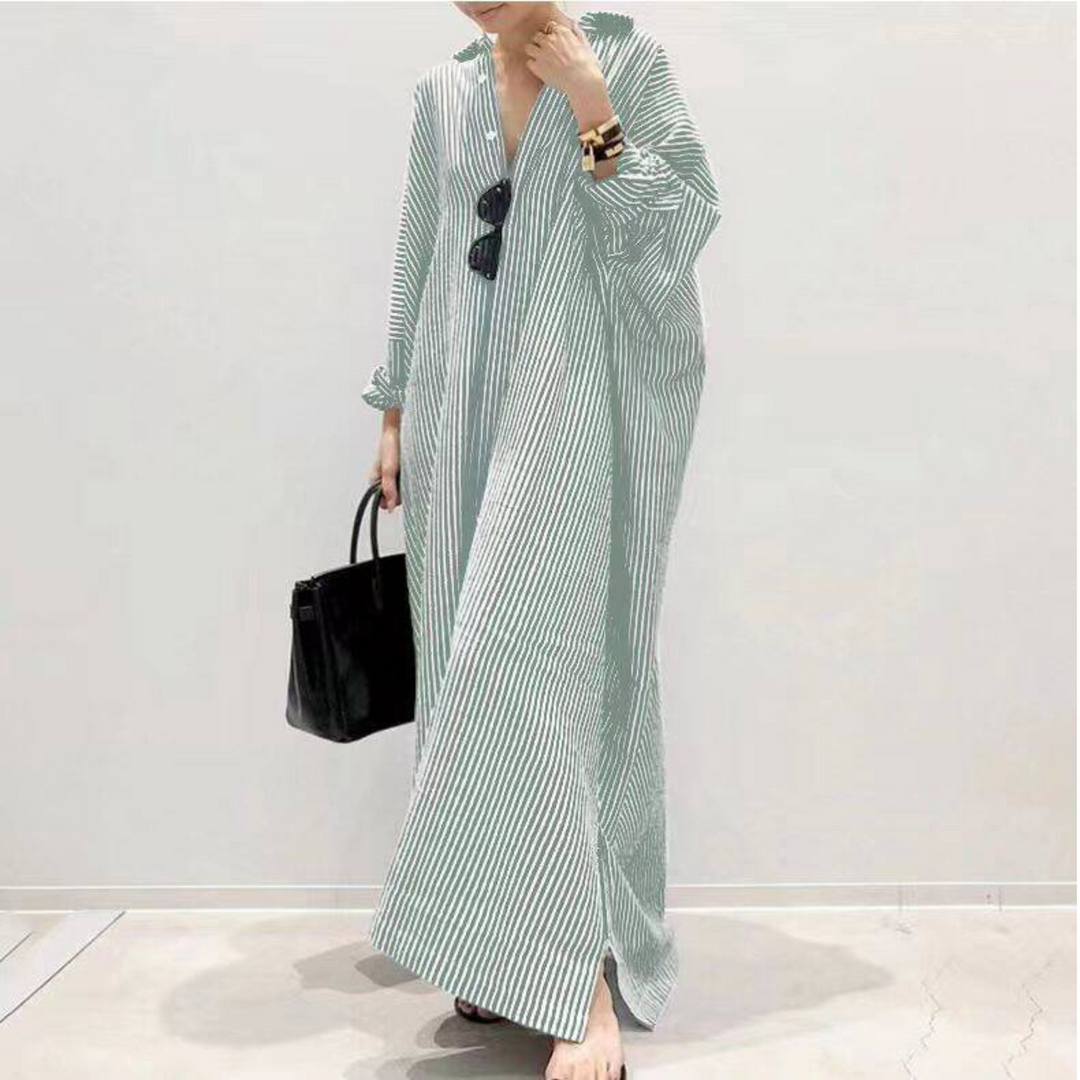 LINNAEA™ – Gestreiftes Maxikleid für jeden Tag