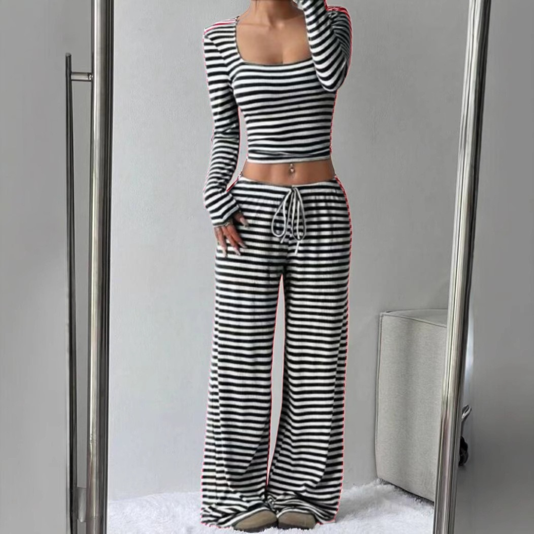 LORNA™ – Crop Top und Hose im Relaxed Fit