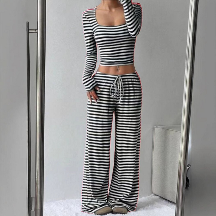 LORNA™ – Crop Top und Hose im Relaxed Fit