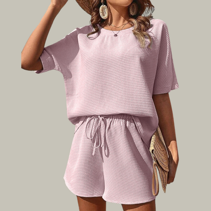 NIEVES™ – Lässiges Sommer-Loungewear-Set in großen Größen