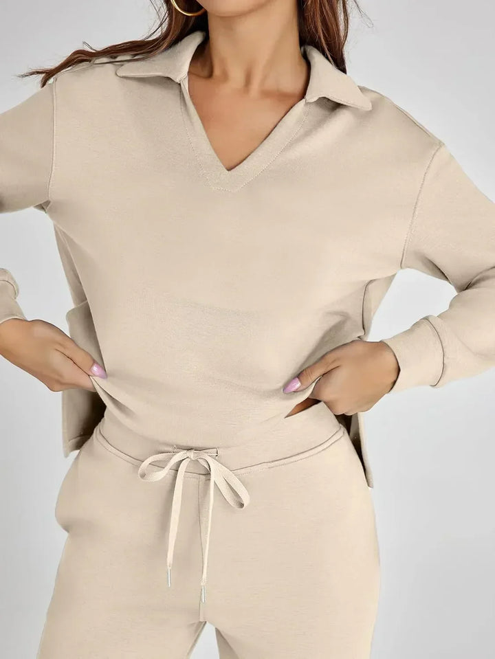 RENÉE™ – Gemütliches minimalistisches Zweiteiler-Set