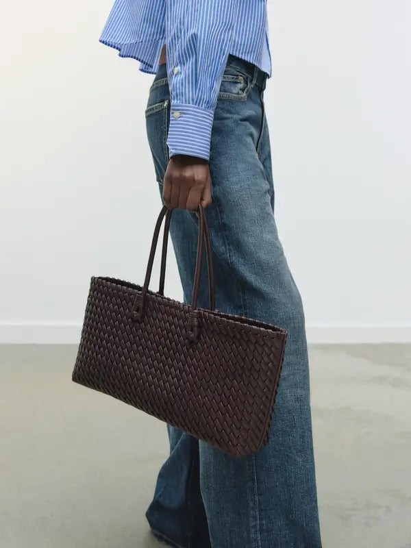 LINDSAY™ – Elegante gewebte Tragetasche für den täglichen Gebrauch