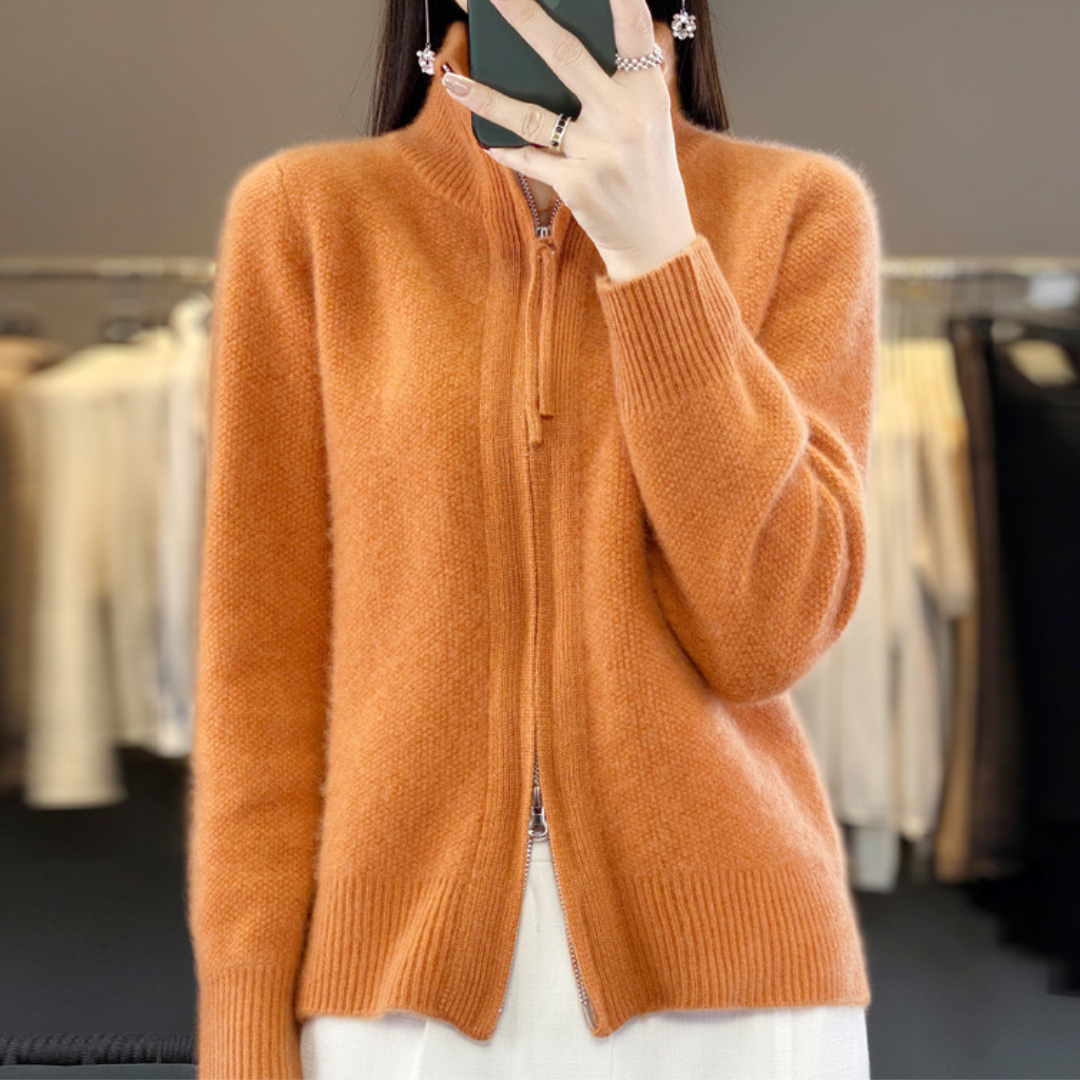 KATRINA™ – Minimalistischer Reißverschluss-Pullover