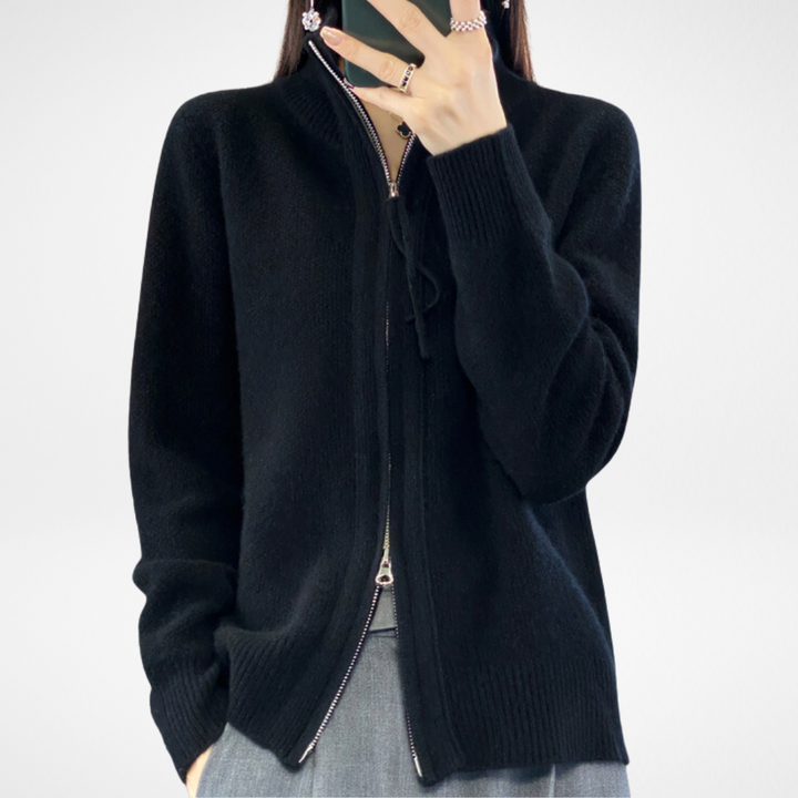 KATRINA™ – Minimalistischer Reißverschluss-Pullover