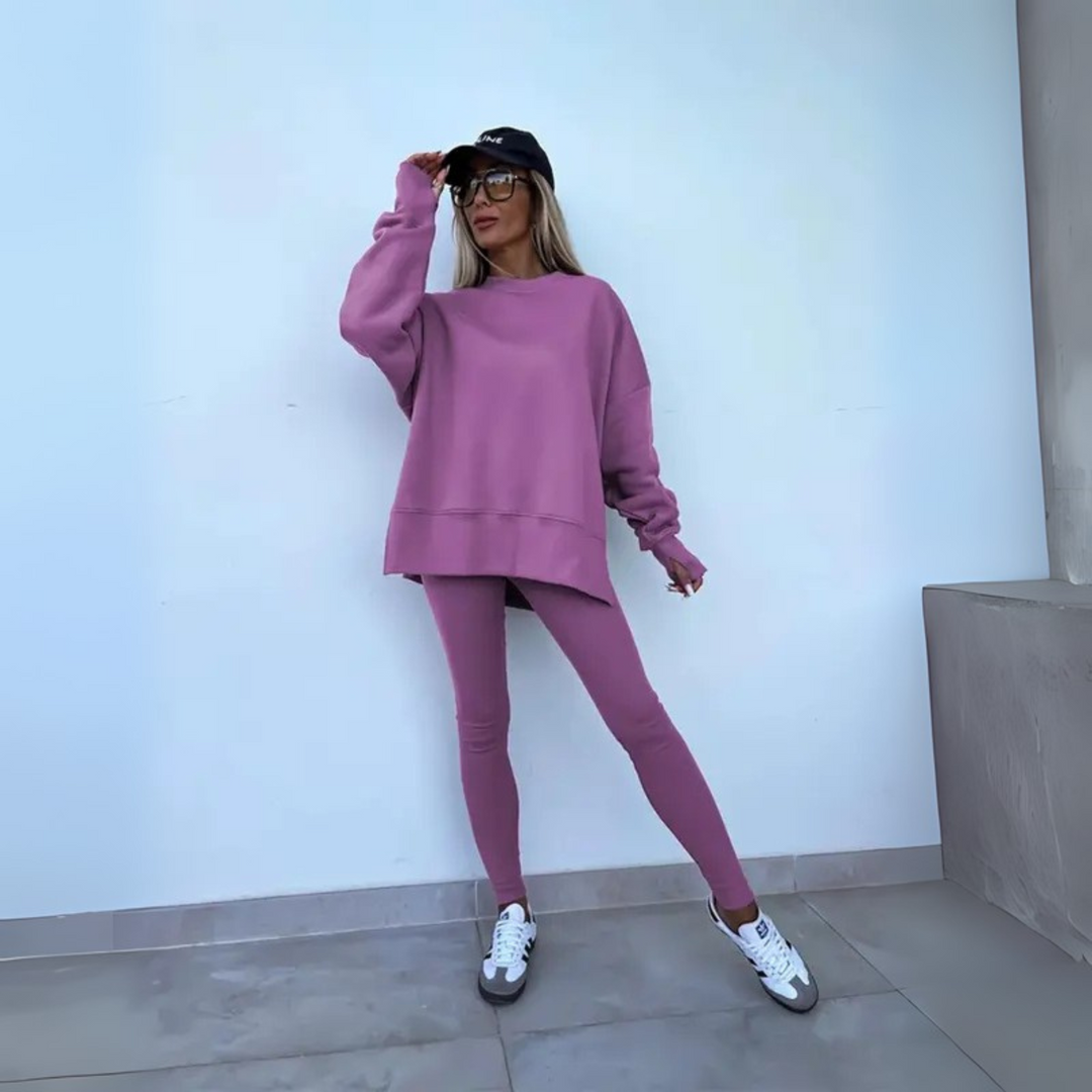YACHI™ - Freizeit-Set aus langärmeligem Sweatshirt und Hose