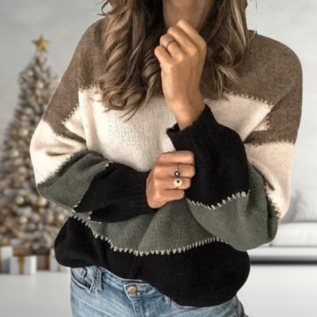 MAYA™ – Colorblock-Strickpullover