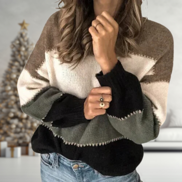 MAYA™ – Colorblock-Strickpullover