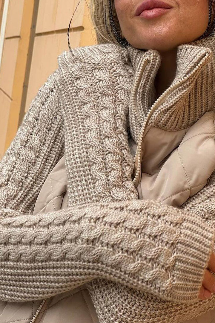 REINA™ - Steppstrickjacke