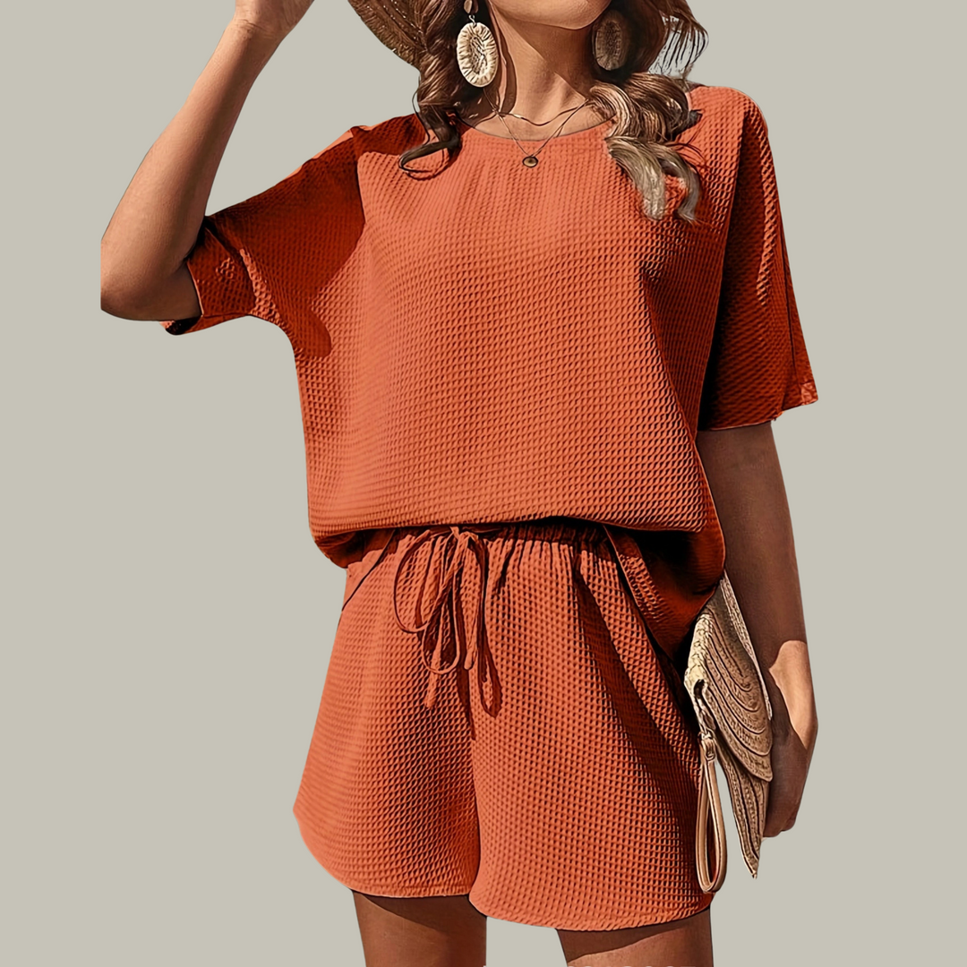 NIEVES™ – Lässiges Sommer-Loungewear-Set in großen Größen