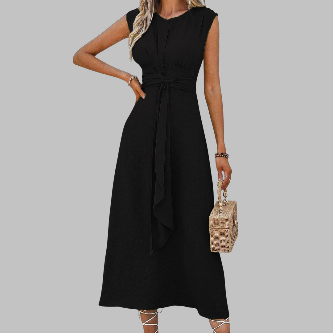 REESE™ - Elegantes ärmelloses Maxikleid mit Rundhalsausschnitt