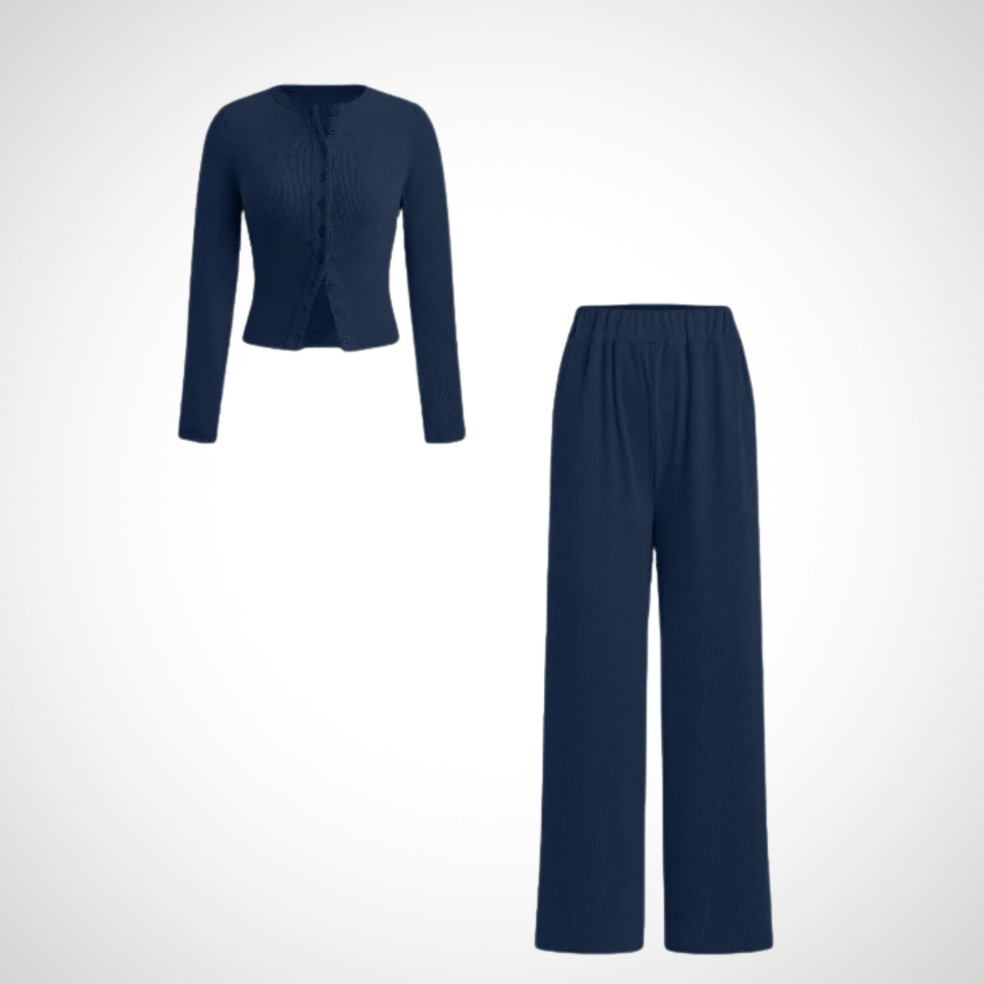 HAYLEY™ - Elegantes zweiteiliges Knopfset