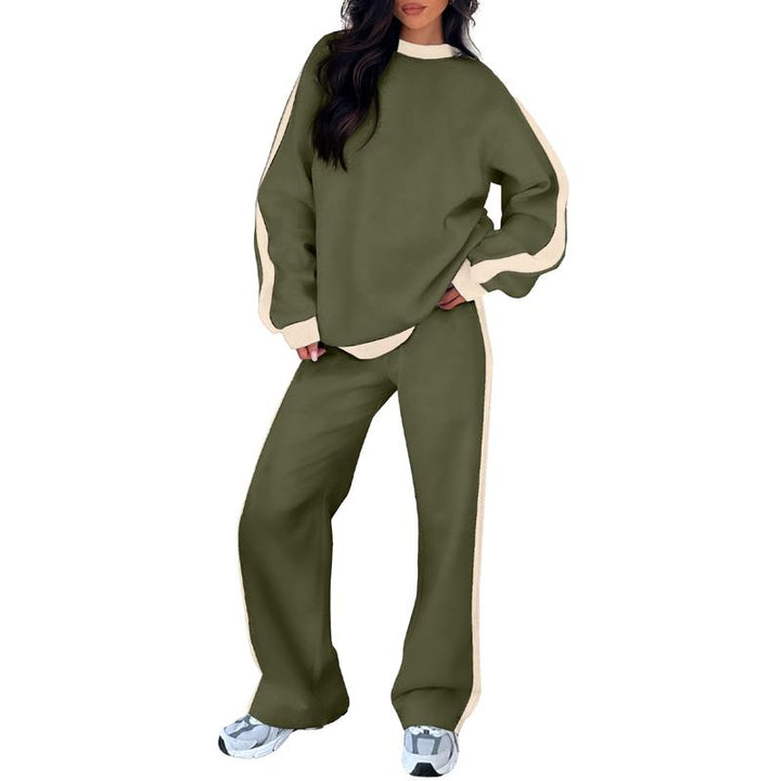 SANDI™ - Bequemes 2-teiliges Lounge-Set Sweatshirt & Hose mit geradem Bein