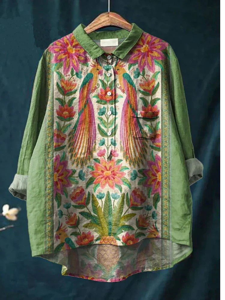 CLAUDINE™ – Gelassenes Kunst-Shirt