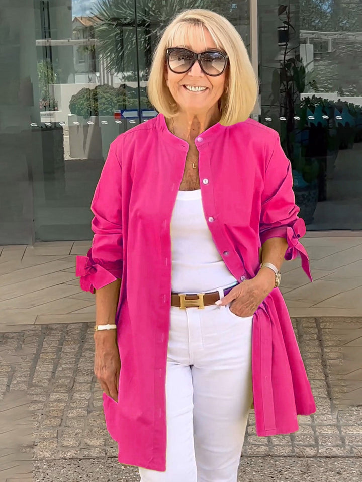 CÉLINA™ - Edle Long-Hemdjacke
