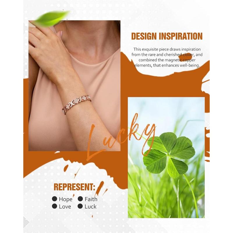 MONIQUE™ - Elegantes magnetisches Kupferarmband