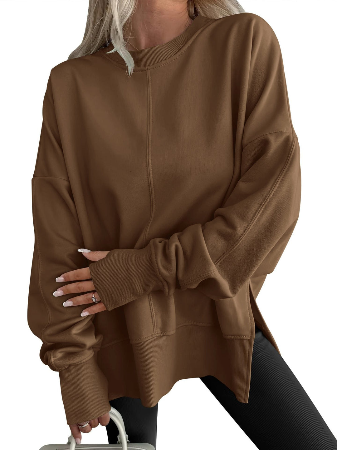 GWEN™ - Bequemes Oversized Langarm-Sweatshirt
