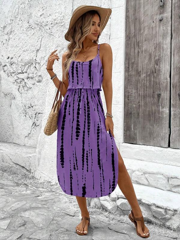 BLYTE™ - All-Over Print Wickelkleid mit Schleife für sommerliche Stimmung