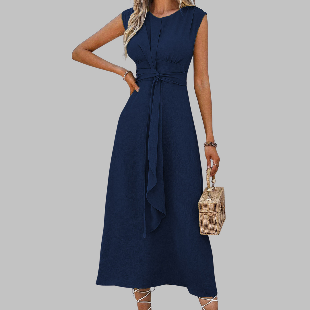 REESE™ - Elegantes ärmelloses Maxikleid mit Rundhalsausschnitt