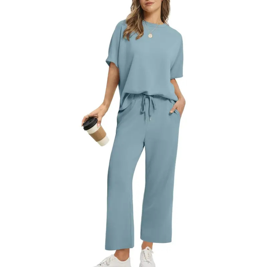JULIE™ – Oversized Cropped Lounge-Set für Damen