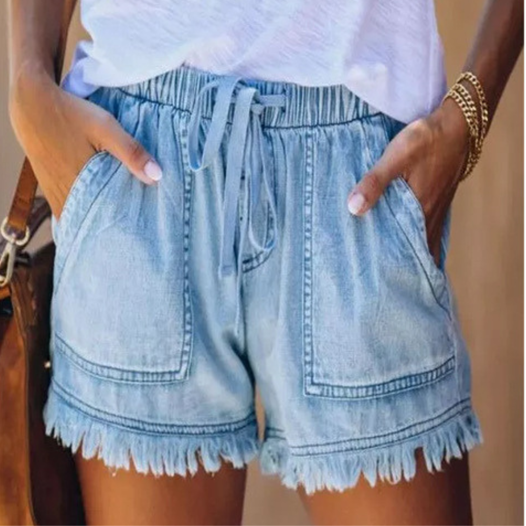 IMELDA™ – Legere, weiche Shorts mit Taillenschnürung und lockerem Schnitt