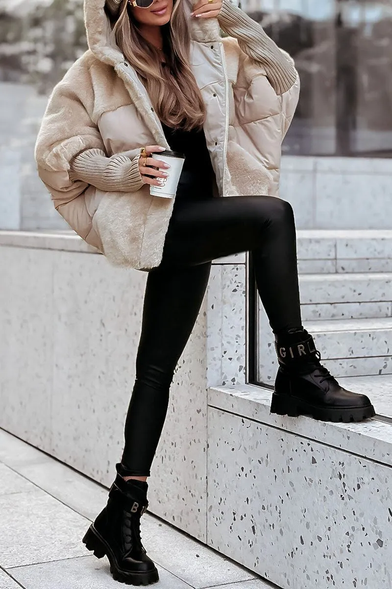MARISA™ - Plüsch-Kapuzenjacke
