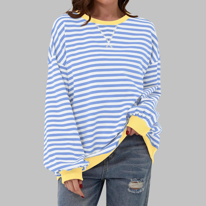 LUKA™ – Lässiges Langarmshirt mit Rundhalsausschnitt und Streifen