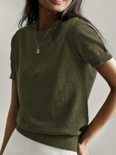 TALLY™ – Legeres Kurzarm-T-Shirt mit Rundhalsausschnitt