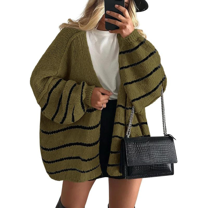 VERONIKA™ - Oversized Strickjacke mit Laternenärmeln für den Herbst