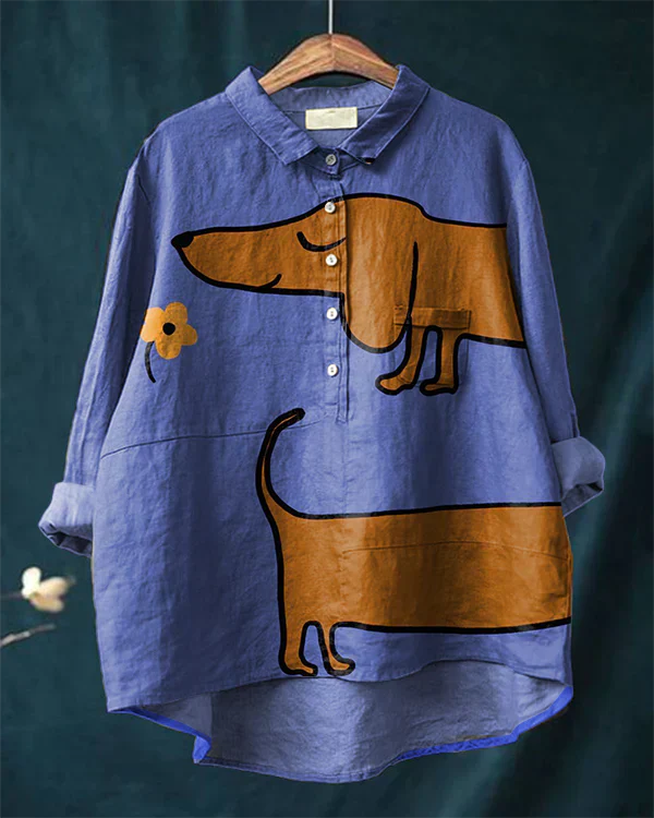 MAXINE™ - Hunde-Kunst-Shirt