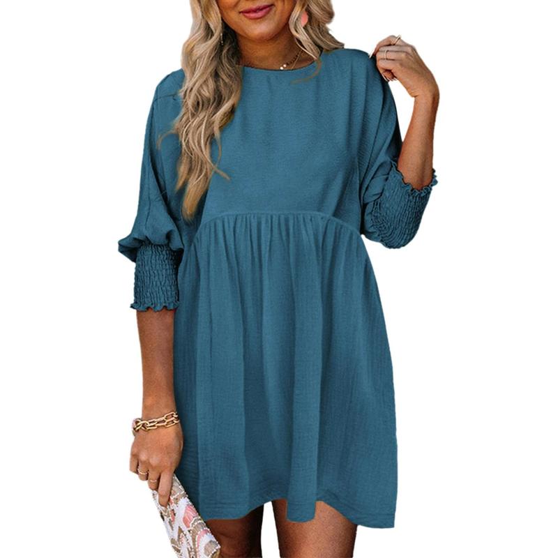 MIRASOL™ – Legeres Minikleid mit Rundhalsausschnitt und lockerer Passform