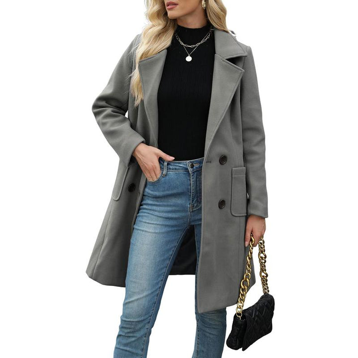 MOORE™ - Freizeit-Wollmantel mit Revers für den Winter