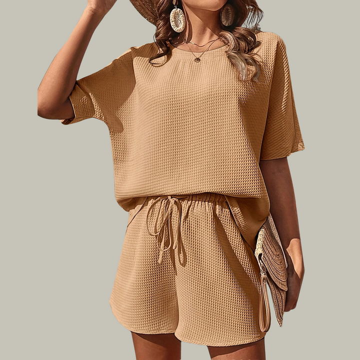NIEVES™ – Lässiges Sommer-Loungewear-Set in großen Größen