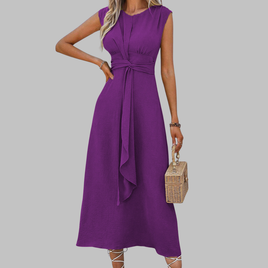 REESE™ - Elegantes ärmelloses Maxikleid mit Rundhalsausschnitt