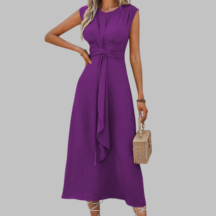 REESE™ - Elegantes ärmelloses Maxikleid mit Rundhalsausschnitt