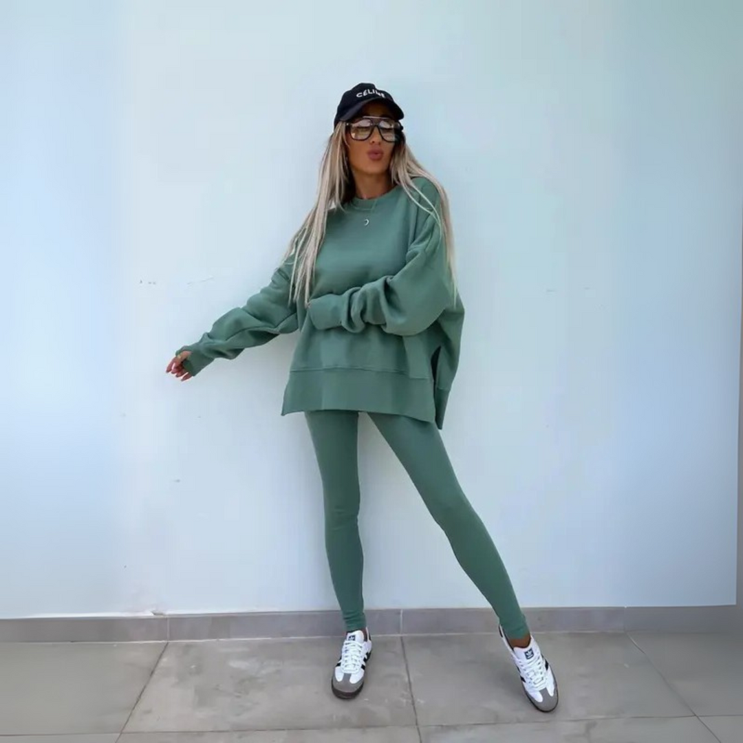 YACHI™ - Freizeit-Set aus langärmeligem Sweatshirt und Hose