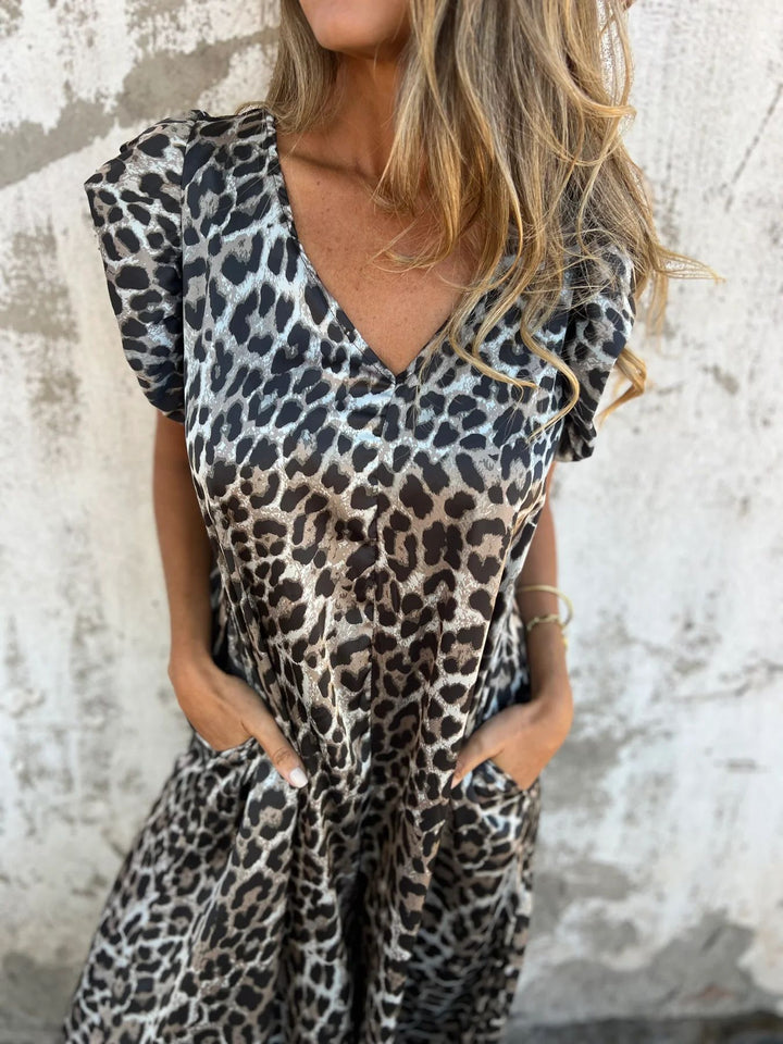 CASSANDRA™ - Trendiger V-Ausschnitt Jumpsuit