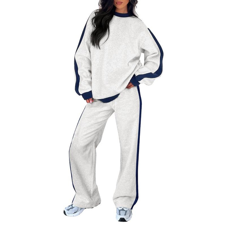SANDI™ - Bequemes 2-teiliges Lounge-Set Sweatshirt & Hose mit geradem Bein