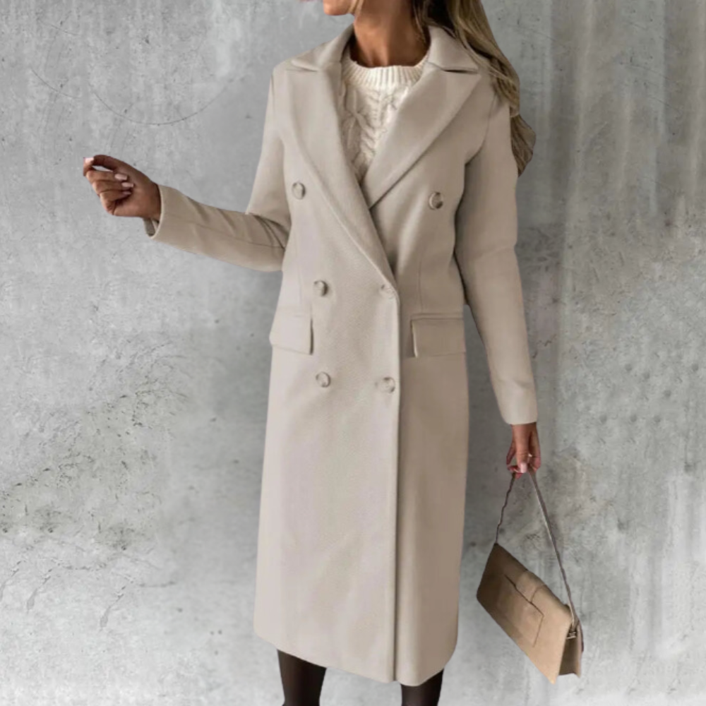 ALEXA™ | Eleganter Woll-Trenchcoat