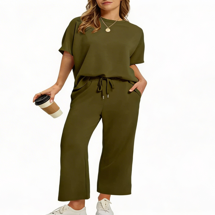 JULIE™ – Oversized Cropped Lounge-Set für Damen