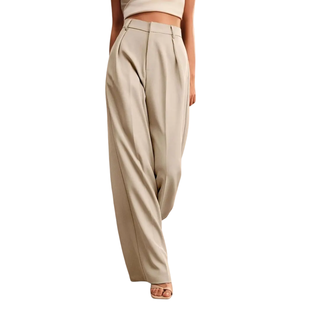WREN™ – Entspannte High-Waist Hose mit weitem Bein