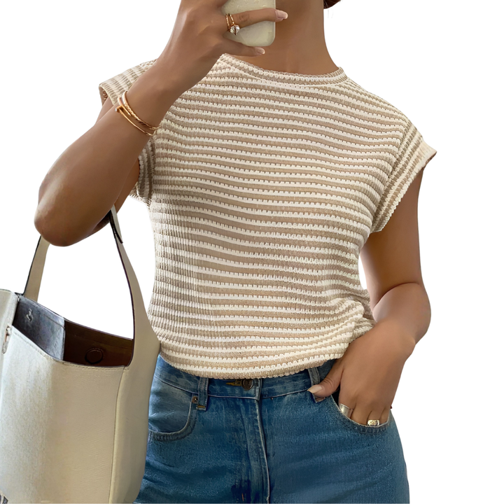 TONI™ – Ärmelloses T-Shirt mit luftigem Cutout