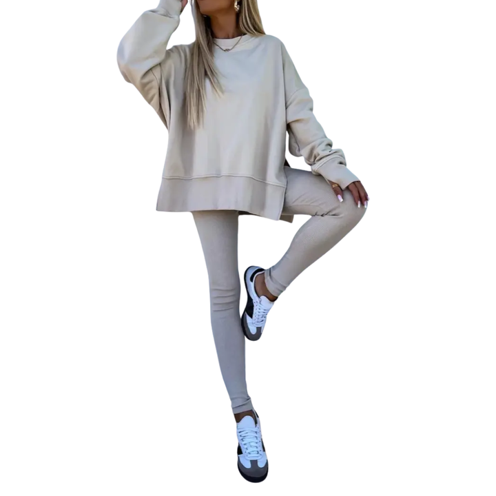 PERNELL™ – Gemütliches Freizeit-Sweatshirt & Skinny-Hosen-Set
