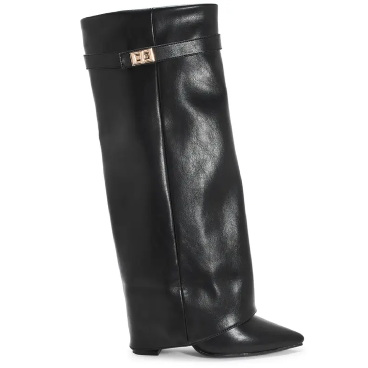 VESPER™ – Weitschaft-Stiefel mit Schnalle zum Umschlagen