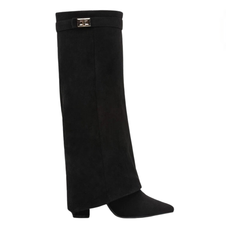 VESPER™ – Weitschaft-Stiefel mit Schnalle zum Umschlagen